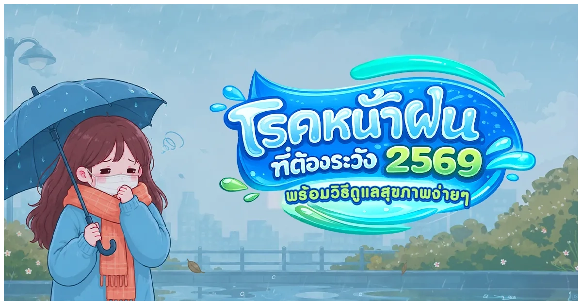 Blog-โรคหน้าฝนที่ต้องระวัง 2569