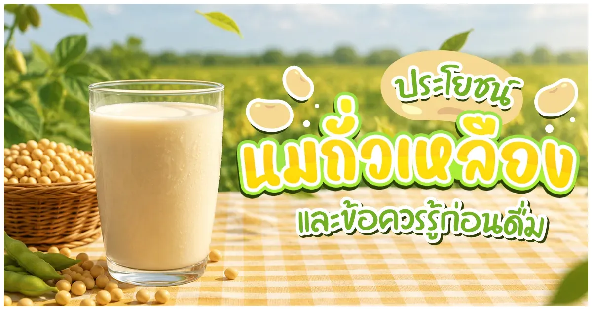 Blog-10 ประโยชน์ นมถั่วเหลือง